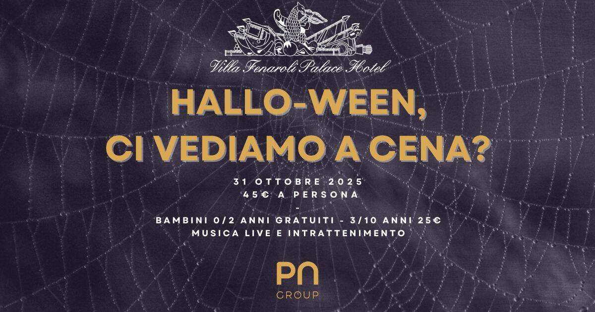 Menù Halloween 2025 – Cena con Dj set e ballo in maschera