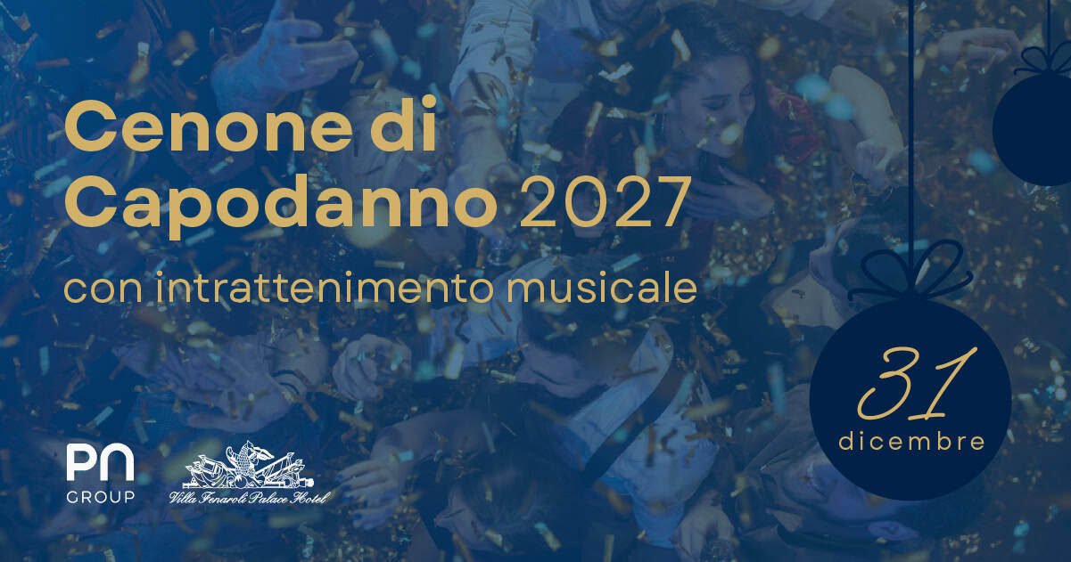Cenone di Capodanno con Intrattenimento Musicale – Giovedì 31 Dicembre 2026